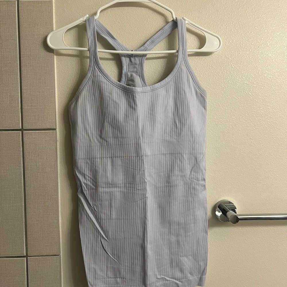 Lululemon Ebb to Street Tank in Pastel Blue